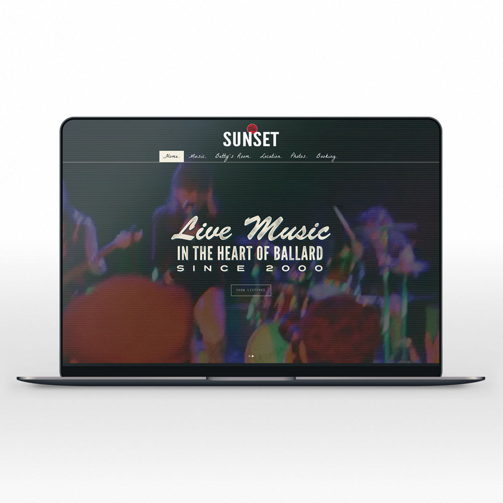Music Venue Seattle Graphic Design Web Design