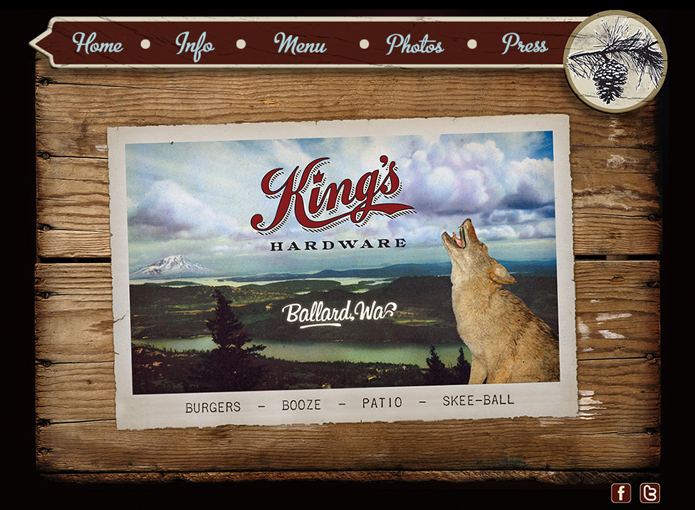 King's Hardware Seattle Graphic Design Web Design